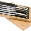 Laguiole En Aubrac Juego De Cuchillos Para Carne 6-unidades De Cuerno Mixto, 62C99CKI