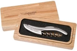Laguiole En Aubrac Sacacorchos De Camarero De Acero Inoxidable Mate, SOP99IMI -Cuchillo De Cocina AUSOP99IMI 05 laguiole en aubrac ausop99imi 05