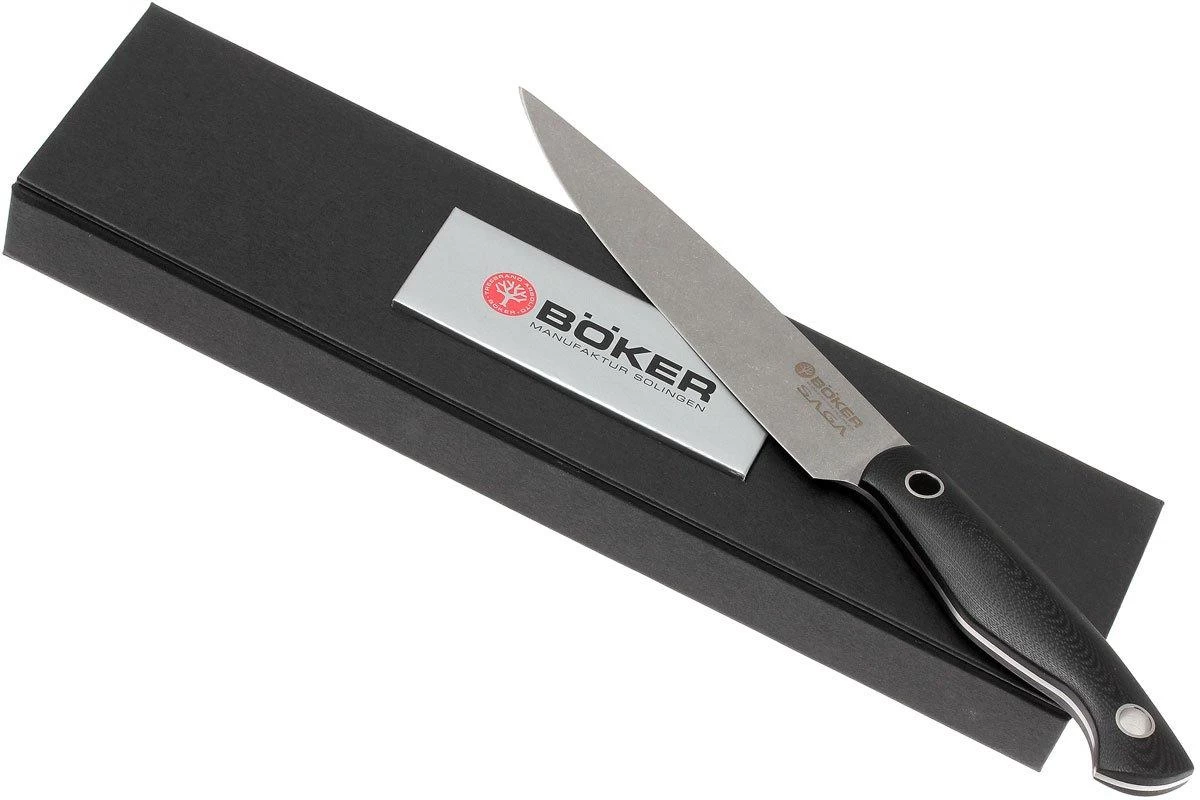 Böker 130265, Saga Cuchillo Multiusos 15cm, Stonewash Finish 9 Böker 130265, Saga Cuchillo Multiusos 15cm, Stonewash Finish - Imagen 7