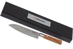 Böker Damast Olive 17,2 Cm Santoku, 130437DAM -Cuchillo De Cocina BO130437DAM 06 boker damast olive bo130437dam 06