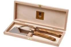 Claude Dozorme Set De Cuchillos Para Quesos Blandos, Madera De Olivo