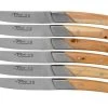 Claude Dozorme Le Thiers Art Deco Juego De Cuchillos Para Carne 6-piezas, Enebro