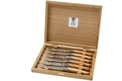 Claude Dozorme Le Thiers Art Deco Juego De Cuchillos Para Carne 6-piezas, Enebro -Cuchillo De Cocina CD5 90 001 47MI 06 claude dozorme