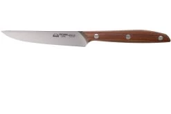 Due Cigni 1896, 2C1003DNO Cuchillo Para Carne Dentado 11 Cm, Madera De Nogal