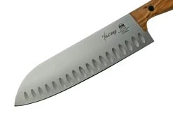 Due Cigni Tuscany DG2C760-18OL Santoku 18 Cm Madera De Olivo -Cuchillo De Cocina DG2C760 18OL 03 duecigni