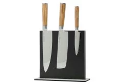 Eden Magnetic Knife Block EQB102 Madera De Fresno, Negro -Cuchillo De Cocina EQB102 05 eden