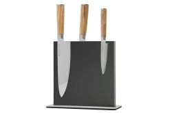 Eden Magnetic Knife Block EQB102 Madera De Fresno, Negro -Cuchillo De Cocina EQB102 06 eden