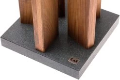 Kai Stonehenge Soporte De Cuchillos Magnético, Granito/madera De Nogal, STH-4 -Cuchillo De Cocina KASTH 4 03 kai stonehenge kasth 4 03