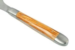 Forge De Laguiole CPMOIN Juego De Queso, Madera De Olivo -Cuchillo De Cocina LACPMOINOLMF 07 forgedelaguiole