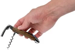 Forge Laguiole SOM1CHFEBRI, Sacacorchos De Camarero Pulido, Roble Fosilizado -Cuchillo De Cocina LASOM1CHFEBRI 05 forge de laguiole v201907