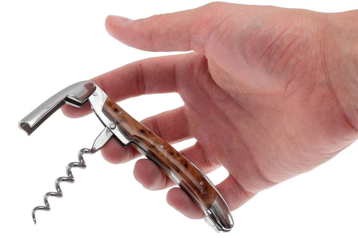 Forge Laguiole SOM1THBRI, Sacacorchos De Camarero Pulido, Madera De Tuya 6 Forge Laguiole SOM1THBRI, Sacacorchos De Camarero Pulido, Madera De Tuya - Imagen 4