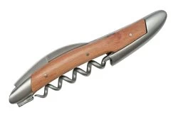 Forge De Laguiole SOMCE Sacacorchos De Camarero Con Funda, Madera De Vid -Cuchillo De Cocina LASOMCESAT 05 forgelaguiole