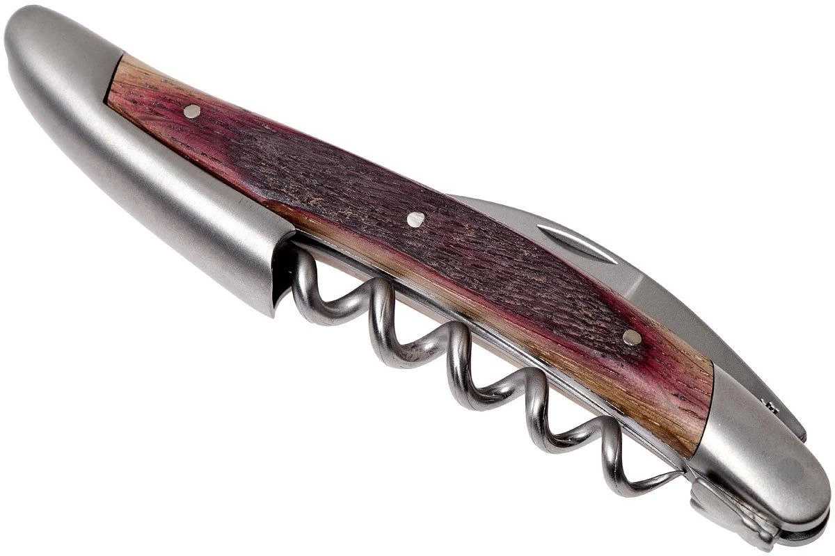 Forge Laguiole SOMCHB Sacacorchos De Camarero Afieltrado, Madera De Roble 3 Forge Laguiole SOMCHB Sacacorchos De Camarero Afieltrado, Madera De Roble