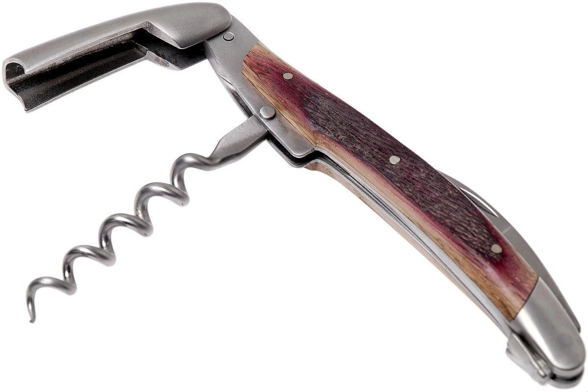 Forge Laguiole SOMCHB Sacacorchos De Camarero Afieltrado, Madera De Roble 4 Forge Laguiole SOMCHB Sacacorchos De Camarero Afieltrado, Madera De Roble - Imagen 2