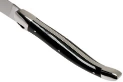 Forge Laguiole Set De 6 Juego De Cuchillos Para Carne, Cuerno Negro, T62MINBN -Cuchillo De Cocina LAT62MINBN 06 forge de laguiole