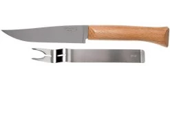 Opinel Cheese Set, Cuchillo De Queso Y Tenedor Acero Inoxidable, 1834