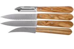 Opinel 002163 Les Essentiels Cuchillo Multiusos Madera De Olivo