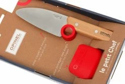 Opinel Cuchillo De Cocina Y Protector De Dedos 'Le Petit Chef' -Cuchillo De Cocina OPT001744 07 opinel keukenmes vingerbeschermer opt001744 d7