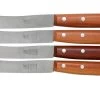Robert Herder Buckels Juego De 4 Cuchillos De Desayuno, Madera De Ciruelo, Carbón -Cuchillo De Cocina RH055345004 SET4 01 robert herder