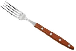 Robert Herder Fork Slim 2407000040000, 18/10 Acero Inoxidable, Madera De Ciruelo, Tenedor De Mesa