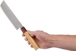 Sakai Takayuki Nakiri 33-Capas Damascus Hammered WA 16 Cm -Cuchillo De Cocina TA07473 06 sakai takayuki