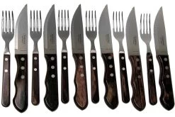 Tramontina Churrasco Jumbo 12-unidades Juego De Cubiertos Para Carne, 29899-239