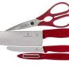 Victorinox SwissClassic 6.7131.4G 4-piezas Juego De Cuchillos De Cocina, Rojo