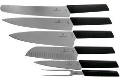 Victorinox Swiss Modern Juego De Cuchillos De 6-piezas Negro, 6.7186.63 -Cuchillo De Cocina VT6 7186 63 04 victorinox