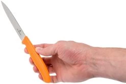 Victorinox SwissClassic Dentado/liso Cuchillo De Verduras Naranja 10 Cm, Set De 2 VT6-7796-L9B -Cuchillo De Cocina VT6 7796 L9B 05 victorinox swissclassic