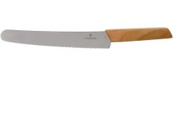 Victorinox Swiss Modern Cuchillo De Pan 22 Cm, Madera De Nogal