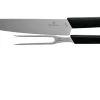 Victorinox Swiss Modern Cuchillo Para Trinchar Y Tenedor Para Carne, Negro