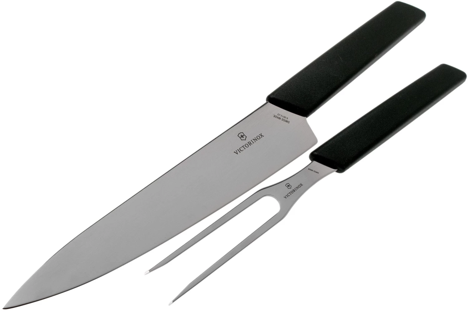 Victorinox Swiss Modern Cuchillo Para Trinchar Y Tenedor Para Carne, Negro 5 Victorinox Swiss Modern Cuchillo Para Trinchar Y Tenedor Para Carne, Negro - Imagen 3