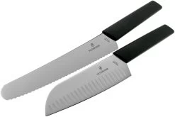 Victorinox Swiss Modern Set De Cuchillos Dos Piezas, Negro -Cuchillo De Cocina VT6 9093 22G 03 victorinox