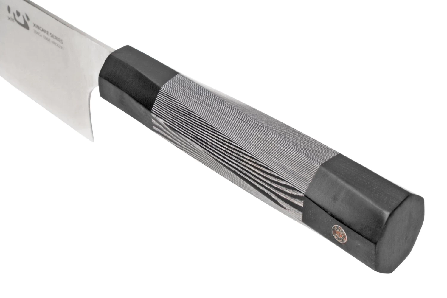 Xin Cutlery XinCare XC101 Kiritsuke, Blanco Y Negro G10, 23 Cm 8 Xin Cutlery XinCare XC101 Kiritsuke, Blanco Y Negro G10, 23 Cm - Imagen 6