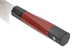 Xin Cutlery XinCare XC102 Kiritsuke, Negro Rojo G10, 23 Cm -Cuchillo De Cocina XC102 06 xin