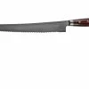 Yaxell Super Gou 37138 Cuchillo De Pan Acero De Damasco De 161 Capas, 27 Cm