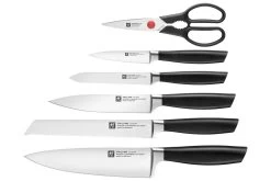 Zwilling All Star 1022776, Juego De 7 Cuchillos Con Bloque, Blanco/plateado -Cuchillo De Cocina ZW1022776 02 zwilling