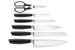 Zwilling All Star 1022776, Juego De 7 Cuchillos Con Bloque, Blanco/plateado -Cuchillo De Cocina ZW1022776 03 zwilling